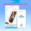 Kính Cường Lực 9D Trong Suốt Full Màn Chính Hãng KUZOOM Chống Trầy Xước cho iP X-17-Promax- PRO-PLUS