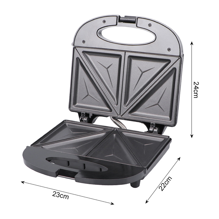Máy nướng bánh mì sandwich RAF 750W kiểm soát nhiệt độ chính xác, bánh thơm ngon