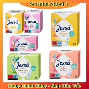 Băng vệ sinh Tampon Jessa Đức đủ size - Date mới đủ Bill