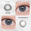 Kính áp tròng khoá ẩm 1 Ngày Màu Xám Xanh CARASE, Lens cận YURI GRAY