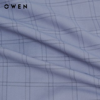 Owen - Áo sơ mi dài tay Regular Fit AR256056DT màu Xanh chất liệu Knit seamless