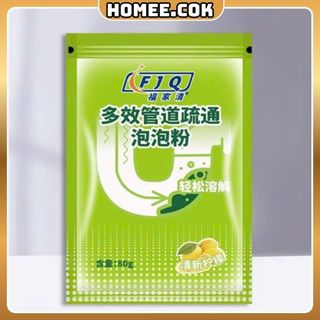 Homee.cok (Mua 2 tặng 1) Bột Thông Tắc Cống - Thông Cống Nhà Tắm, Lavabo, Bồn Rửa Chén, Đường Ống Thoát Nước Đa Năng