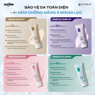 Kem Chống Nắng Nâng Tone KyungLab UV Phiên Bản Mới Nhất SPF50+ PA++++ 50ml - Bebeau