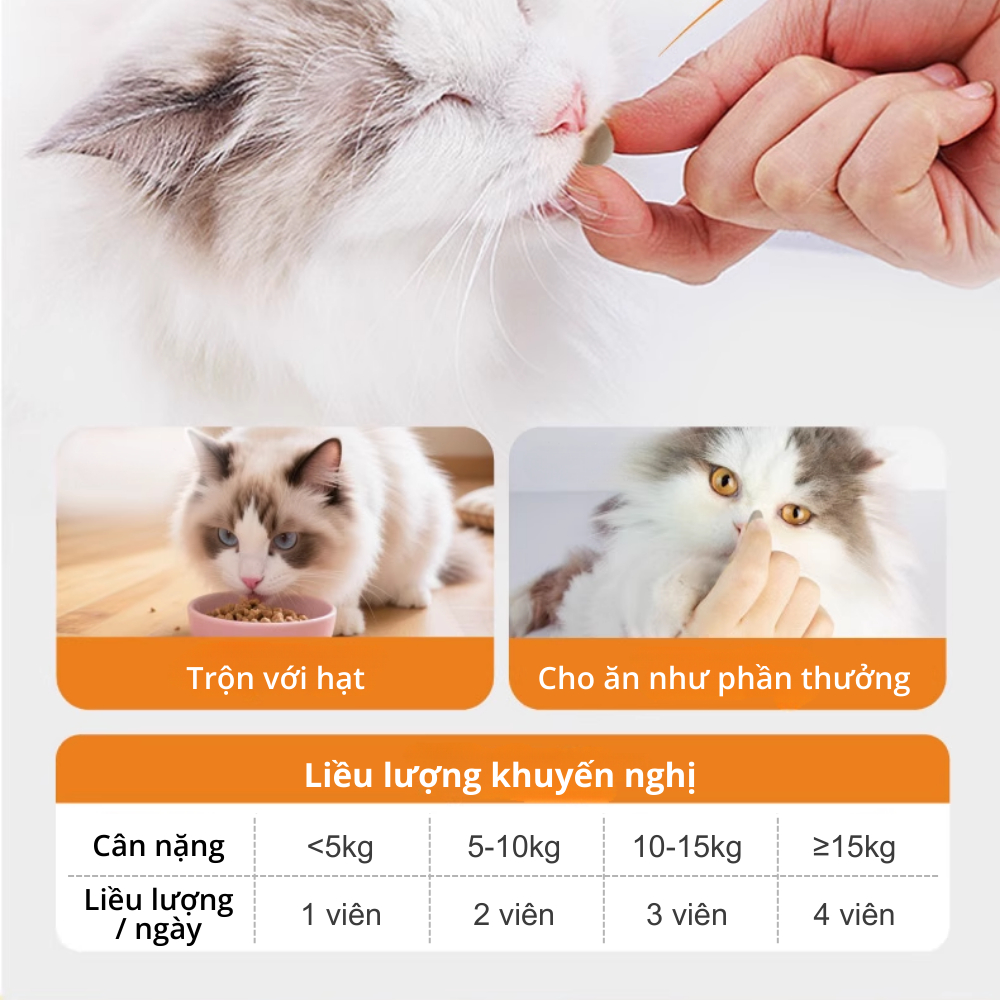 Viên Uống Chăm Sóc Đường Tiết Niệu Cho Thú Cưng DrVet - Vàng