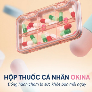 Hộp đựng thuốc cá nhân INOCHI Okina – An toàn, gọn gàng, nhỏ gọn, tiện lợi mỗi ngày