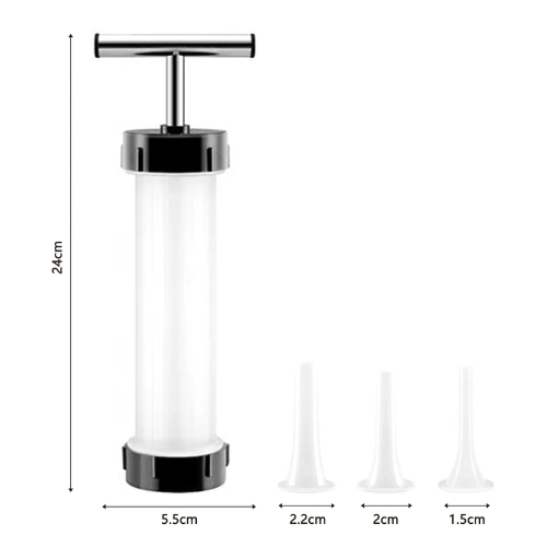 Dụng Cụ Làm Dồi, Lạp Xưởng, Xúc Xích Thủ Công - Dụng Cụ Nhồi Xúc Xích Siêu Tốc Cán Inox Chắc Chắn, Dễ Sử Dụng