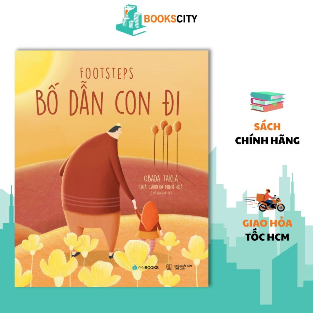 Sách - Bố Dẫn Con Đi - Truyện Tranh Nuôi Dưỡng Cảm Xúc và Trí Tưởng Tượng Cho Trẻ - Kalimat