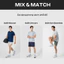 Combo 2 Áo thun nam thể thao tập Gym, Tennis, Pickleball Coolmate Basics thoải mái, thấm hút tốt