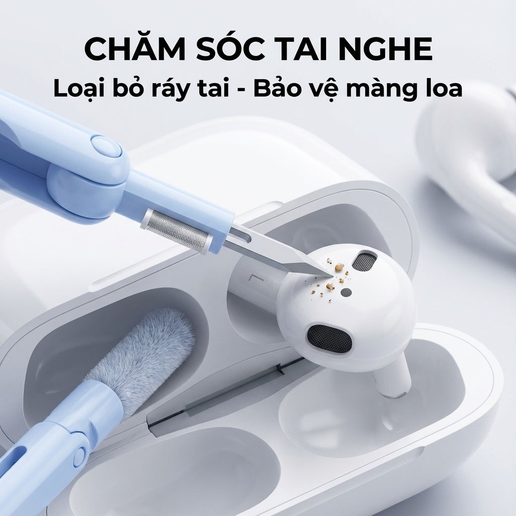 Bộ - Bộ Vệ Sinh Laptop Đa Năng 7 in 1 Vệ Sinh Bàn Phímáy Tính Màn Hình Tai Nghe