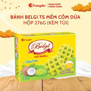 [PHIÊN BẢN GIỚI HẠN TẾT] Bánh Belgi trứng sữa mềm hộp 276g kèm túi xách 10 HỘP/THÙNG | Tràng An Official