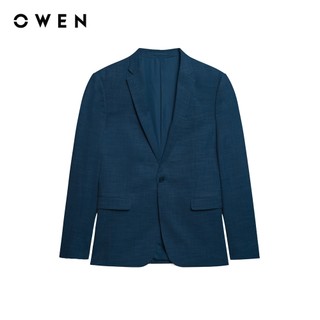Owen - Bộ comple Slim Fit VES256133 màu Xanh tím than chất liệu TR Spandex