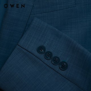 Owen - Bộ comple Slim Fit VES256133 màu Xanh tím than chất liệu TR Spandex