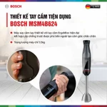 Máy Xay Cầm Tay Bosch MSM4B624 1000W | Đa Dạng Phụ Kiện | Xay Thịt, Xay Cháo, Xay Sinh Tố | Tiện Dụng, Dễ Vệ Sinh — ảnh 2