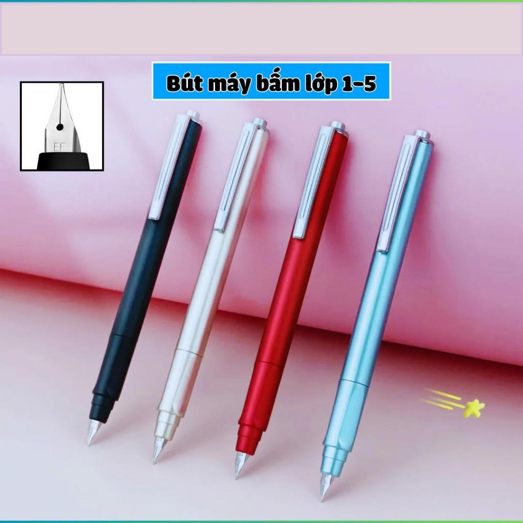 BÚT MÁY BẤM NGÒI EF 0.38 – VIẾT ÊM TRƠN, BỀN ĐẸP, TIỆN LỢI CHO HỌC SINH TIỂU HỌC Lớp 1-5