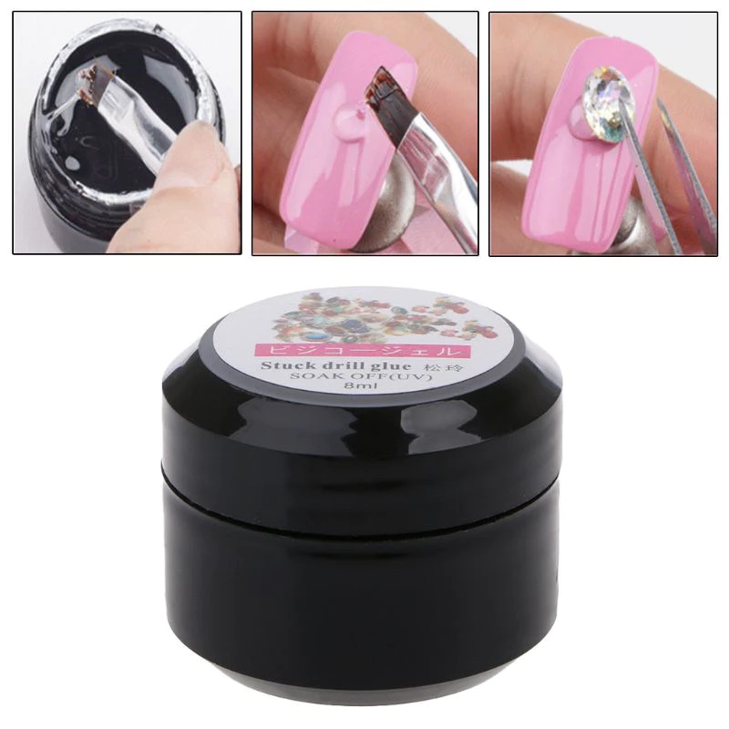 Gel Đính Đá Nail Cao Cấp 8ml – Gel Dán Đá Trong Suốt, Bám Chắc Lâu, Phù Hợp Đính Charm, Đá Nail Nghệ Thuật