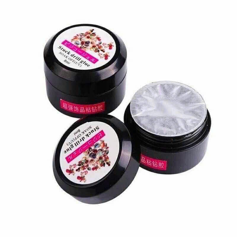 Gel Đính Đá Nail Cao Cấp 8ml – Gel Dán Đá Trong Suốt, Bám Chắc Lâu, Phù Hợp Đính Charm, Đá Nail Nghệ Thuật
