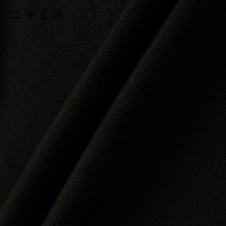 Owen - Áo polo Bodyfit APV257061 màu Đen chất liệu CVC Spandex