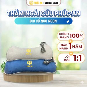 Gối Điện Ngải Cứu Phúc An Sưởi Ấm Giảm Đau Nhức Vai Gáy Thiết Kế Công Thái Học Hỗ Trợ Giấc Ngủ Ngon