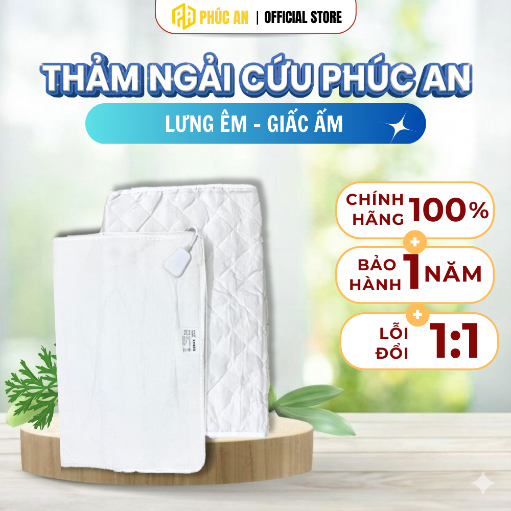 Lõi Thay Thảm Ngải Cứu Phúc An – Lõi Thảo Dược Tự Nhiên Cho Thảm Điện Giữ Nhiệt, Giảm Đau Nhức