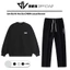 Set đồ bộ nỉ thu đông DWIN áo sweater và quần dài ống suông chất nỉ 2 da giữ ấm tốt Local Brand DB01A