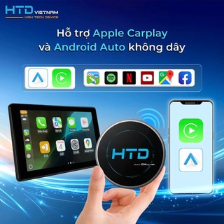 Android box cho ô tô HTD D14 Ultra Chính Hãng - Bảo Hành 24 tháng- Tuỳ Chỉnh Mày Sắc Theo Phong Thuỷ