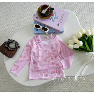 A28-[tomnaukids] SET áo dây + áo dài tay giấy cho bé gái thun giấy size từ 9-35Kg