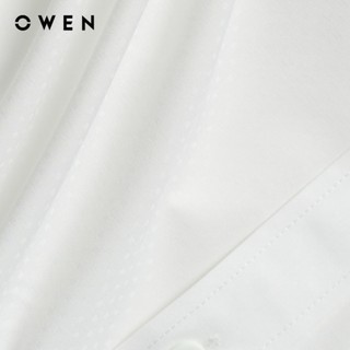 Owen - Áo sơ mi ngắn tay Regular Fit AR255045NT màu Trắng chất liệu Bamboo poly