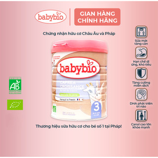 Sữa Dê Hữu Cơ Babybio Số 2 Dòng Caprea 800g (6 - 12 tháng) Bổ Sung Lợi Khuẩn, Phát Triển Não Bộ - Natural Market