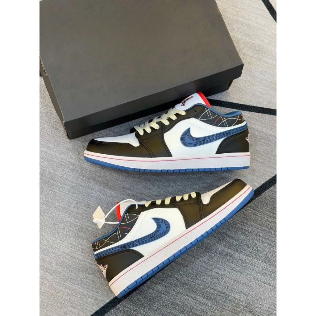 Giày Sneaker Nam Nữ, Giày Thể Thao Cổ Thấp Xanh Đen || Mã JA 13