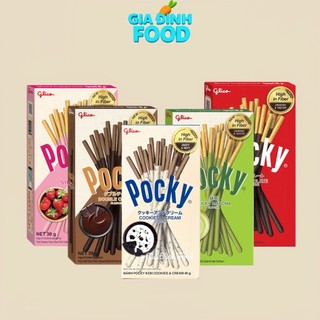 Bánh Glico Pocky đủ vị Kem chocolate/ Kem dâu/ Matcha/ Double Choco/ Kem cookies & cream - 40g