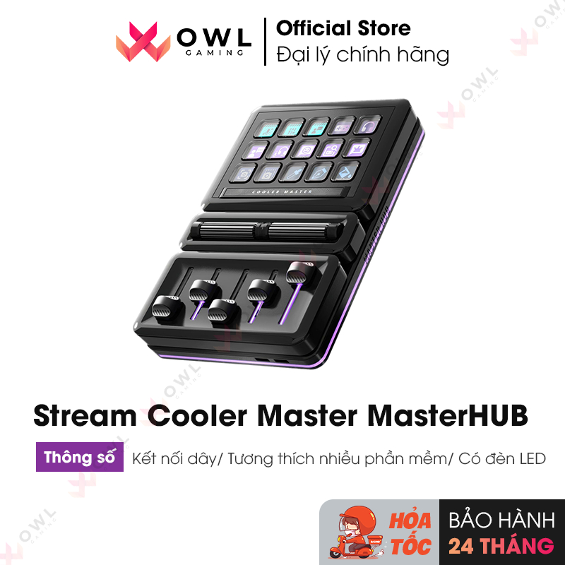 Thiết bị stream Cooler Master MasterHUB (hàng chính hãng) - Tặng kèm ...