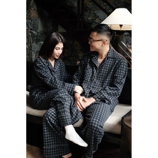 𝗛𝗮̀𝗻𝗴 𝗰𝗵𝗶́𝗻𝗵 𝗵𝗮̃𝗻𝗴 Bộ ngủ mặc nhà pyjamas FORM TO kẻ nhung bông unisex  O.N WORKSHOP