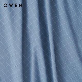 Owen - Áo sơ mi dài tay Regular Fit AR256048DT màu Xanh đậm chất liệu Knit cao cấp
