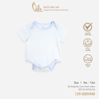 M&B (0-12M) Bộ bodychip sơ sinh, bodysuit Bạch Tuộc Xanh cotton cao cấp mềm mịn, thoáng mát thấm hút tốt BST SS255