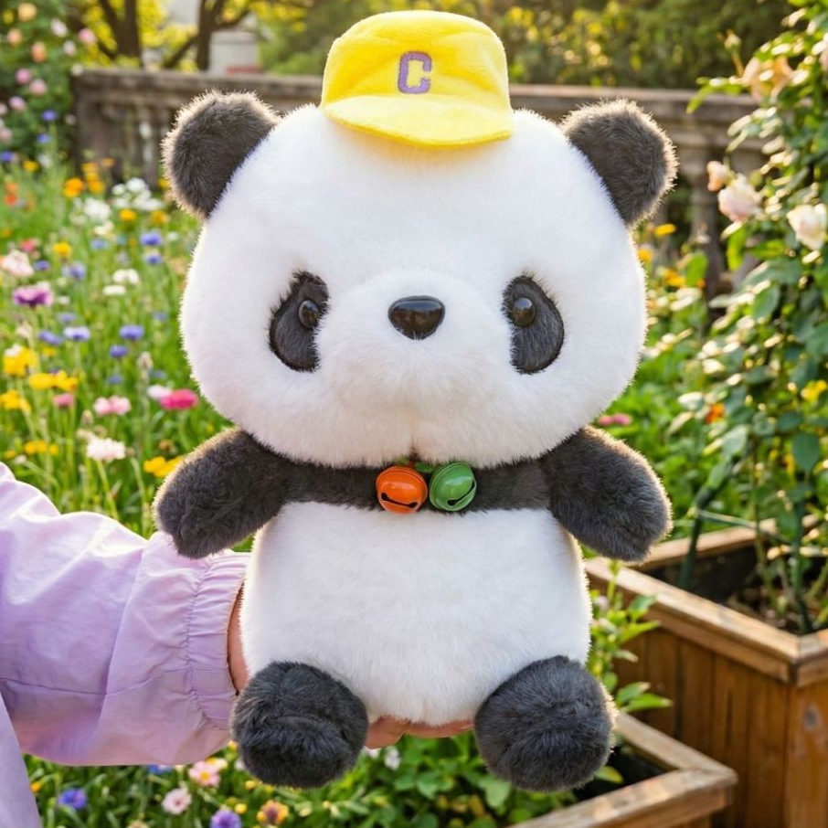 Gấu Bông Động Vật Đội Mũ Đeo Chuông Dễ Thương, Gấu Bông Mini Đáng Yêu Làm Quà Tặng Cho Bé, Bạn Gái.Bobesu