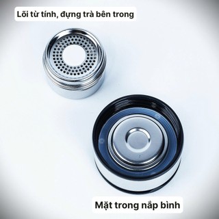 Bình thủy tinh Nhật Bản TAKASHI , chịu nhiệt tốt , có nắp từ tính , tặng kèm túi vải và cọ rửa bình