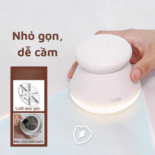 Máy Cắt Lông Xù DSHJ-S-2002 Có Đèn Led, Lưỡi Thép Không Gỉ, An Toàn Tuyệt Đối Khi Sử Dụng