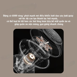 Máy Cắt Lông Xù DSHJ-S-2002 Có Đèn Led, Lưỡi Thép Không Gỉ, An Toàn Tuyệt Đối Khi Sử Dụng