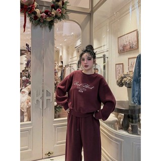 Set bộ nỉ nữ Loại 1 thiết kế dáng bom trẻ trung siêu xinh, Set đồ nữ mặc nhà rẻ đẹp