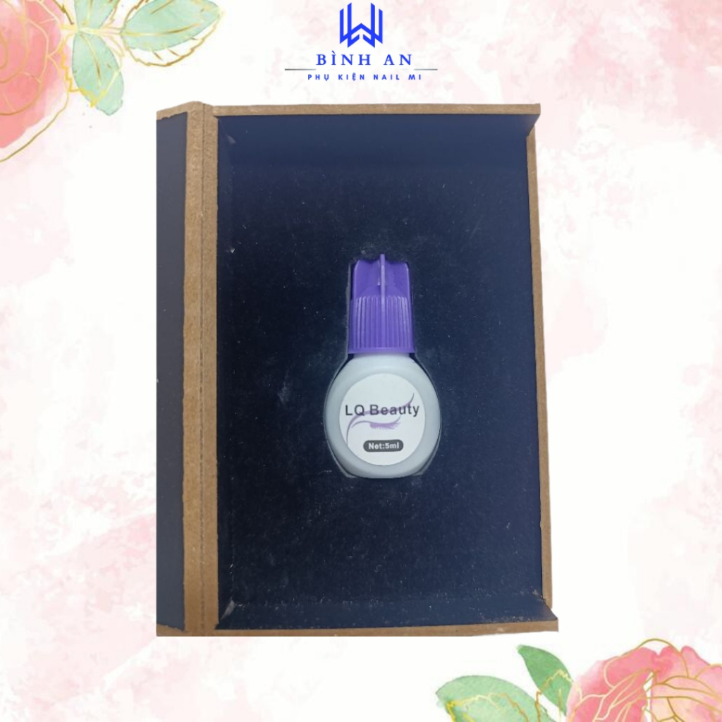 Keo nối mi LQ chính hãng full hộp box cực đẹp - Độ bền của keo rất cao thích hợp 4 mùa, Dung tích 5ml [ Bình An ]