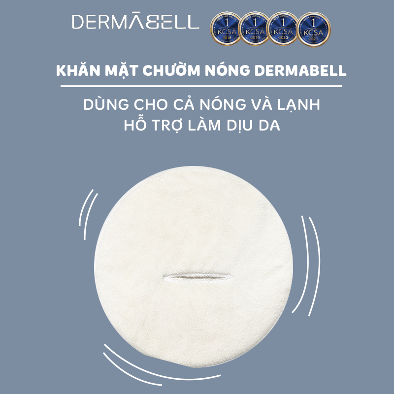 《Dermabell Vietnam》Khăn Chườm Nóng, Lạnh Mặt Hàn Quốc - Mở Lỗ Chân Lông, Thư Giãn Da