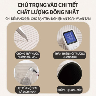 ZiinLife Thảm Silicon Lau Chân Phòng Tắm-Siêu Thấm Nước, Đế Cao Su Chống Trượt An Toàn, Dễ Vệ Sinh Cho Nhà Tắm, Nhà Bếp
