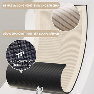 ZiinLife Thảm Silicon Lau Chân Phòng Tắm-Siêu Thấm Nước, Đế Cao Su Chống Trượt An Toàn, Dễ Vệ Sinh Cho Nhà Tắm, Nhà Bếp