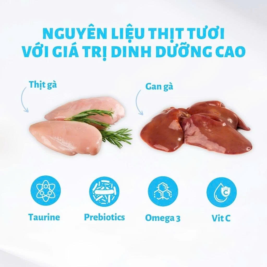 Combo 24 Gói Súp Thưởng Cho Mèo MR.VET Túi 60g (4 Thanh) Bổ Sung Omega 3 Prebiotics Taurine