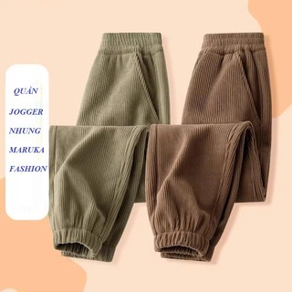 [QN02 Mẫu mới Xuân Thu 2026] Quần dài jogger cho bé trai, quần dài cho bé trai chất liệu nhung mỏng mềm dáng bo khỏe