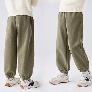[QN02 Mẫu mới Xuân Thu 2026] Quần dài jogger cho bé trai, quần dài cho bé trai chất liệu nhung mỏng mềm dáng bo khỏe