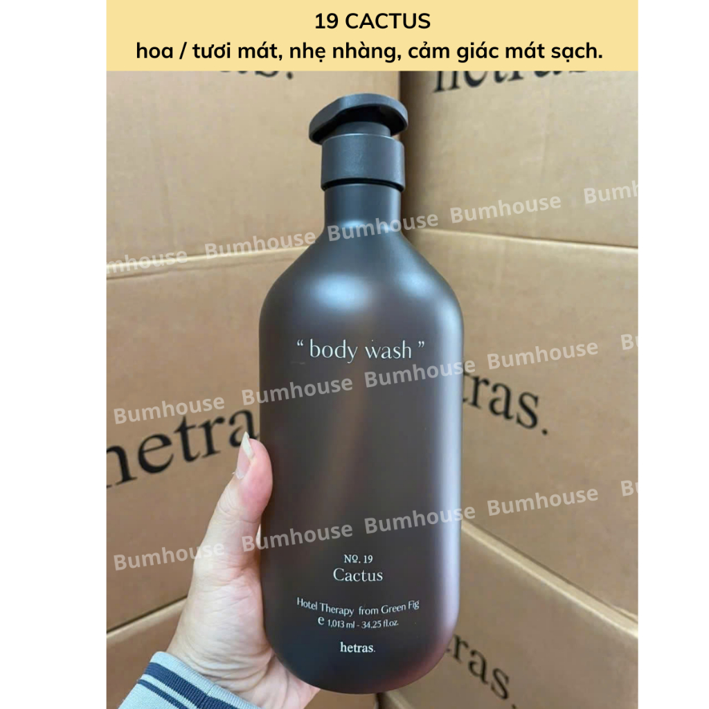 Sữa Tắm Hương Nước Hoa Hetras Body Wash 1013ml đủ mùi hương