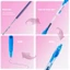 Hộp 20 Ruột Bút Gel Bấm 0.5mm, Ngòi Thay Cho Bút Gel Bấm Mực Xanh Đen Đỏ Tím, Viết Không Gai CL-GR103
