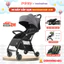 Xe Đẩy Cho Cho Bé Baobaohao A10, Xe Đẩy Gấp Gọn 3 Chế Độ Ngả Bánh Giảm Rung Lắc Tối Đa Êm Ái Cho Bé
