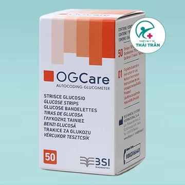 ✅ [Hộp 50 que] Que Thử Đường Huyết OGCare (Ý) - Hộp 50 Que, Date xa chính hãng